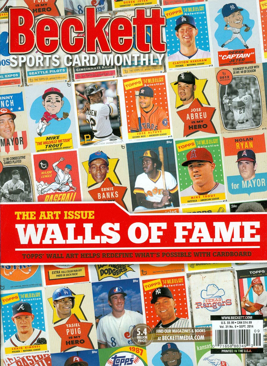 Beckett Sports Card Monthly Vol 31 #9 Sep 2014