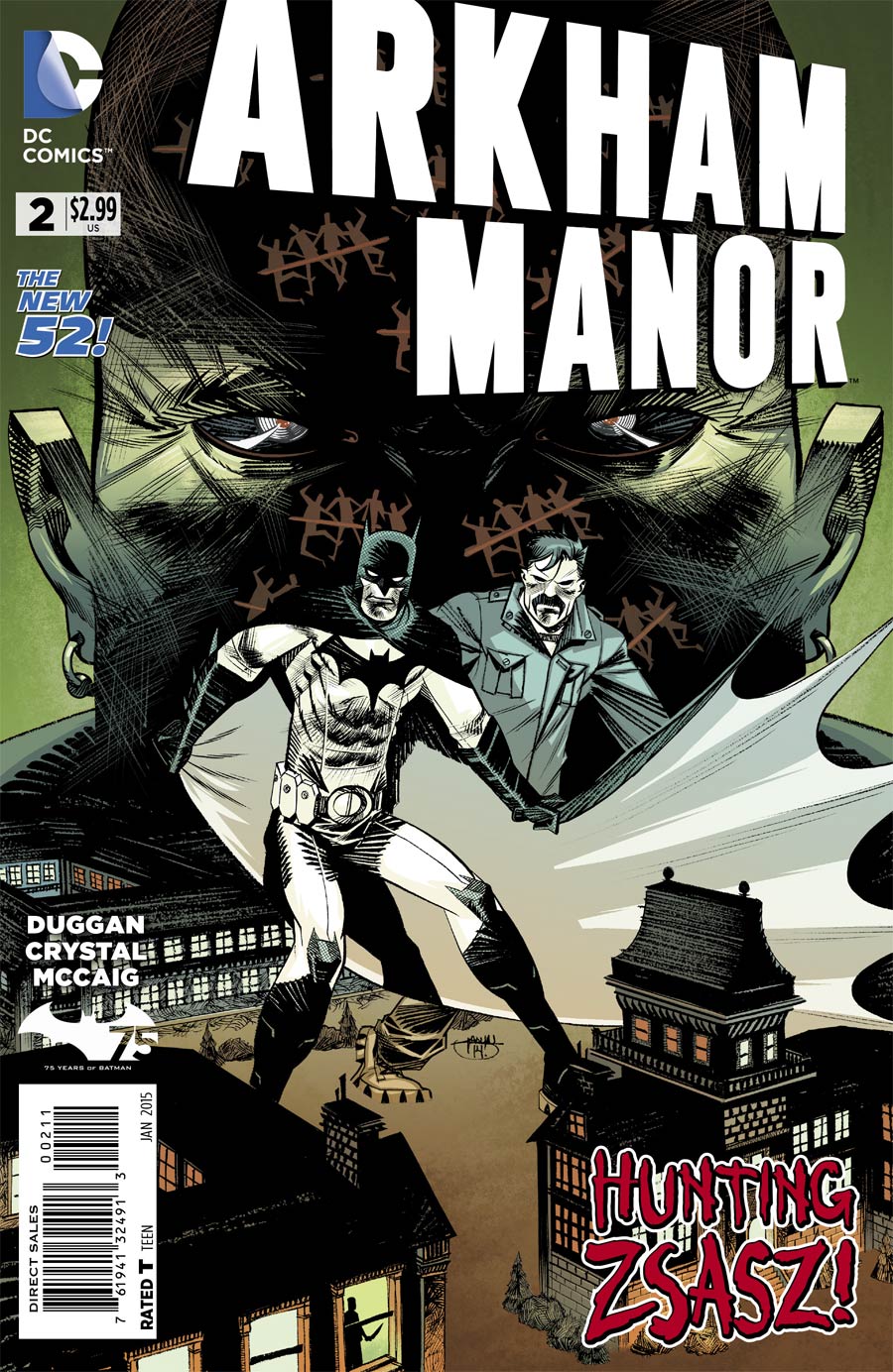 Arkham Manor #2 Cover A Regular Shawn Crystal Cover