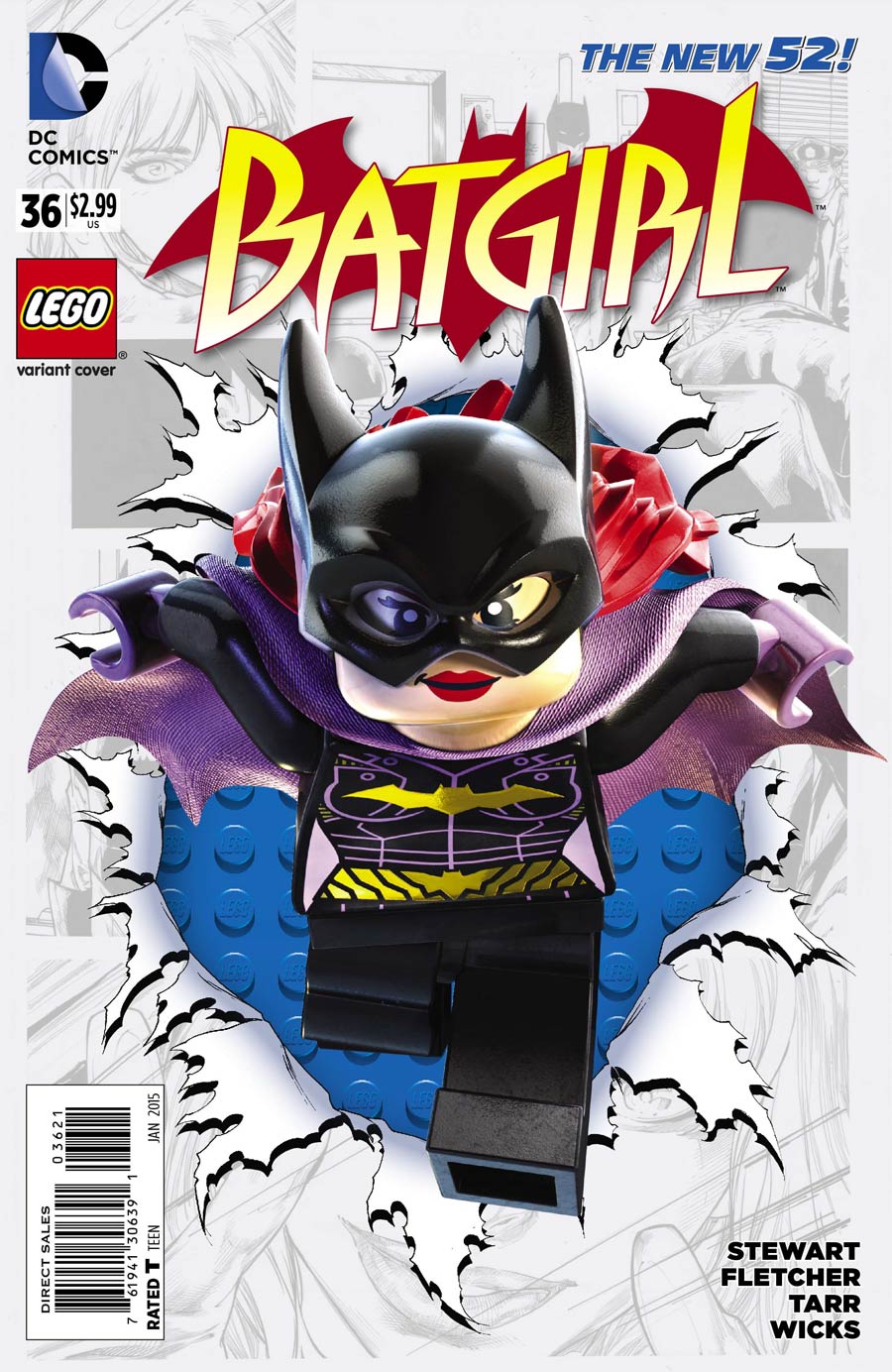 Batgirl Vol 4 #36 Cover B Variant DC Lego Cover