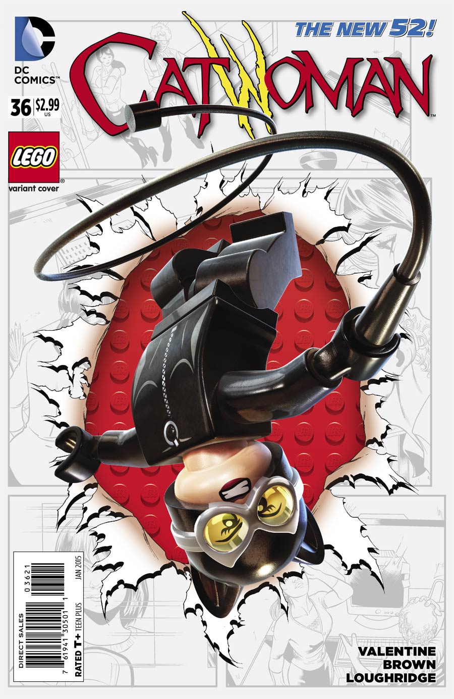 Catwoman Vol 4 #36 Cover B Variant DC Lego Cover