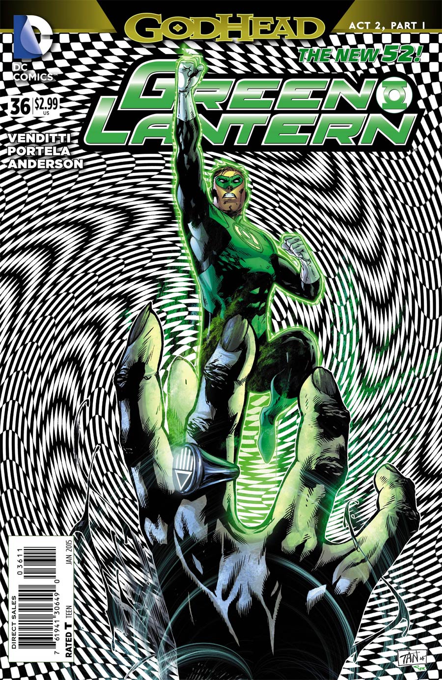 Green Lantern Vol 5 #36 Cover A Regular Francis Portela Cover (Godhead Act 2 Part 1)