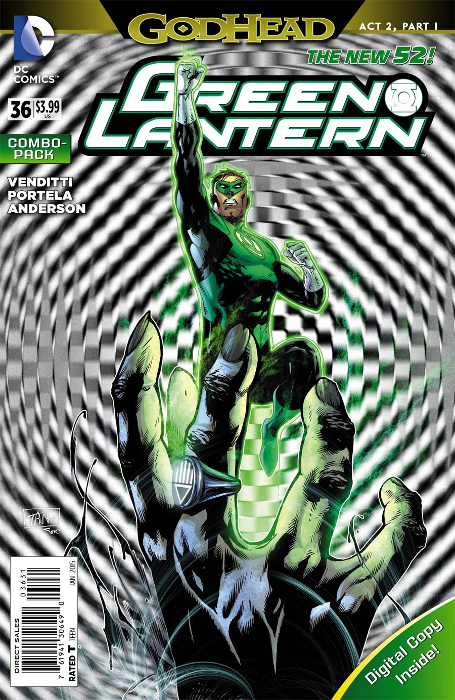 Green Lantern Vol 5 #36 Cover C Combo Pack With Polybag (Godhead Act 2 Part 1)