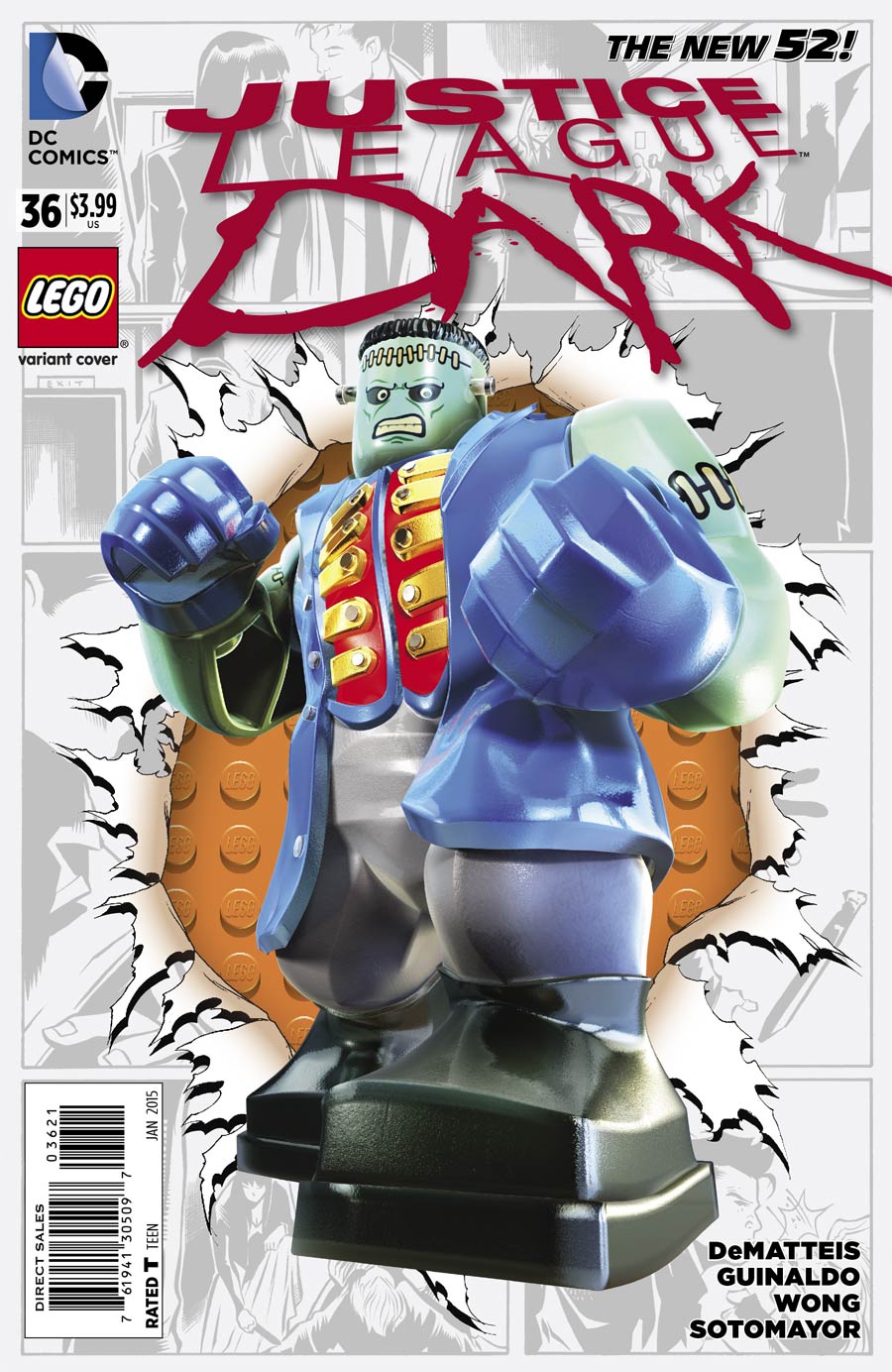 Justice League Dark #36 Cover B Variant DC Lego Cover