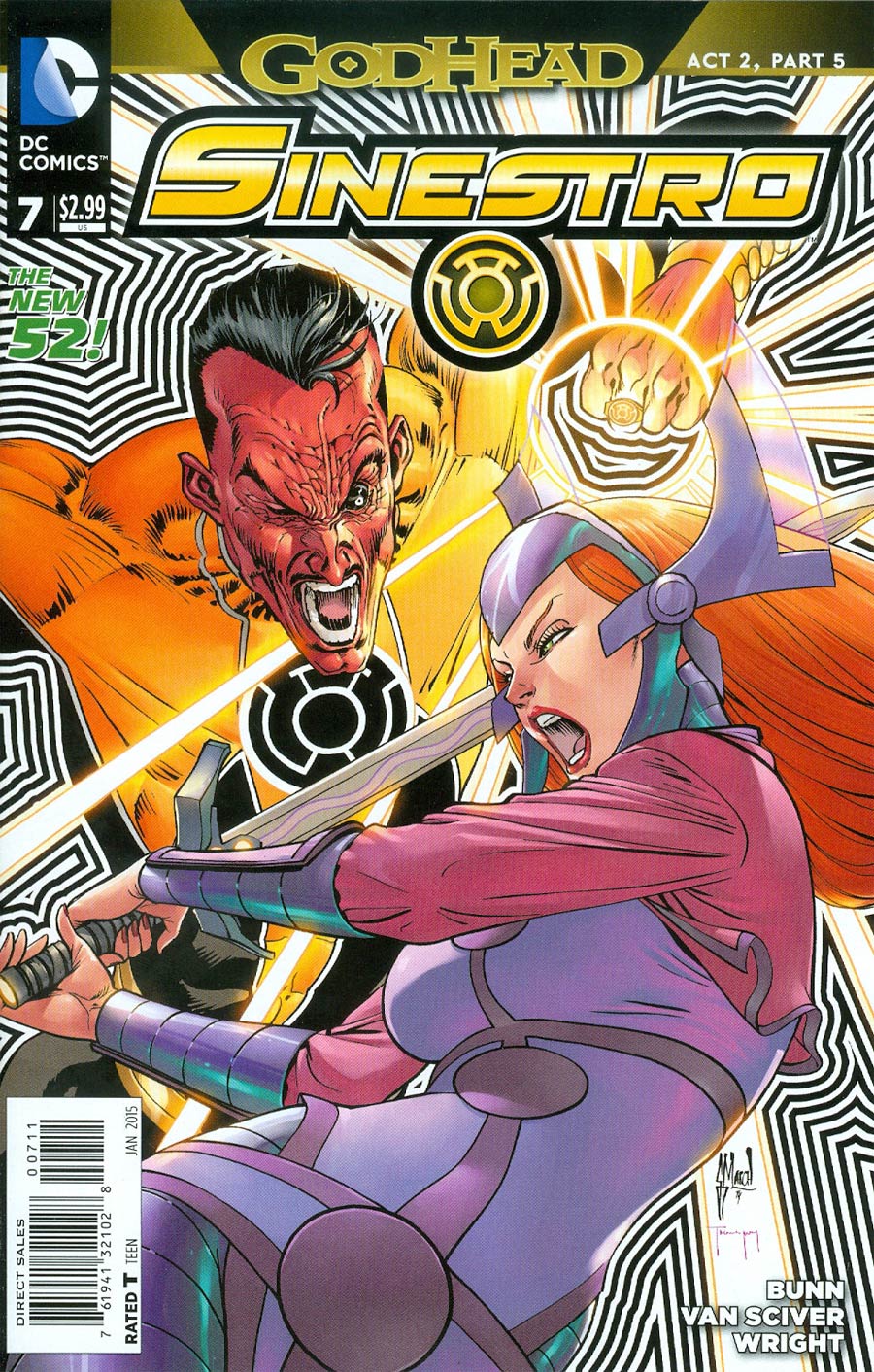 Sinestro #7 Cover A Regular Guillem March Cover (Godhead Act 2 Part 5)