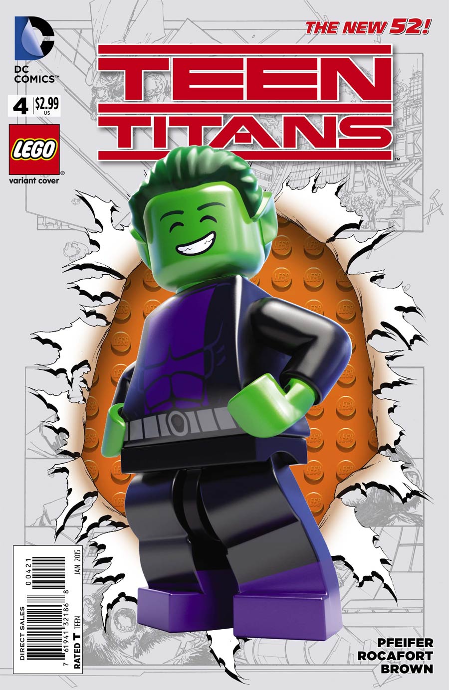Teen Titans Vol 5 #4 Cover B Variant DC Lego Cover