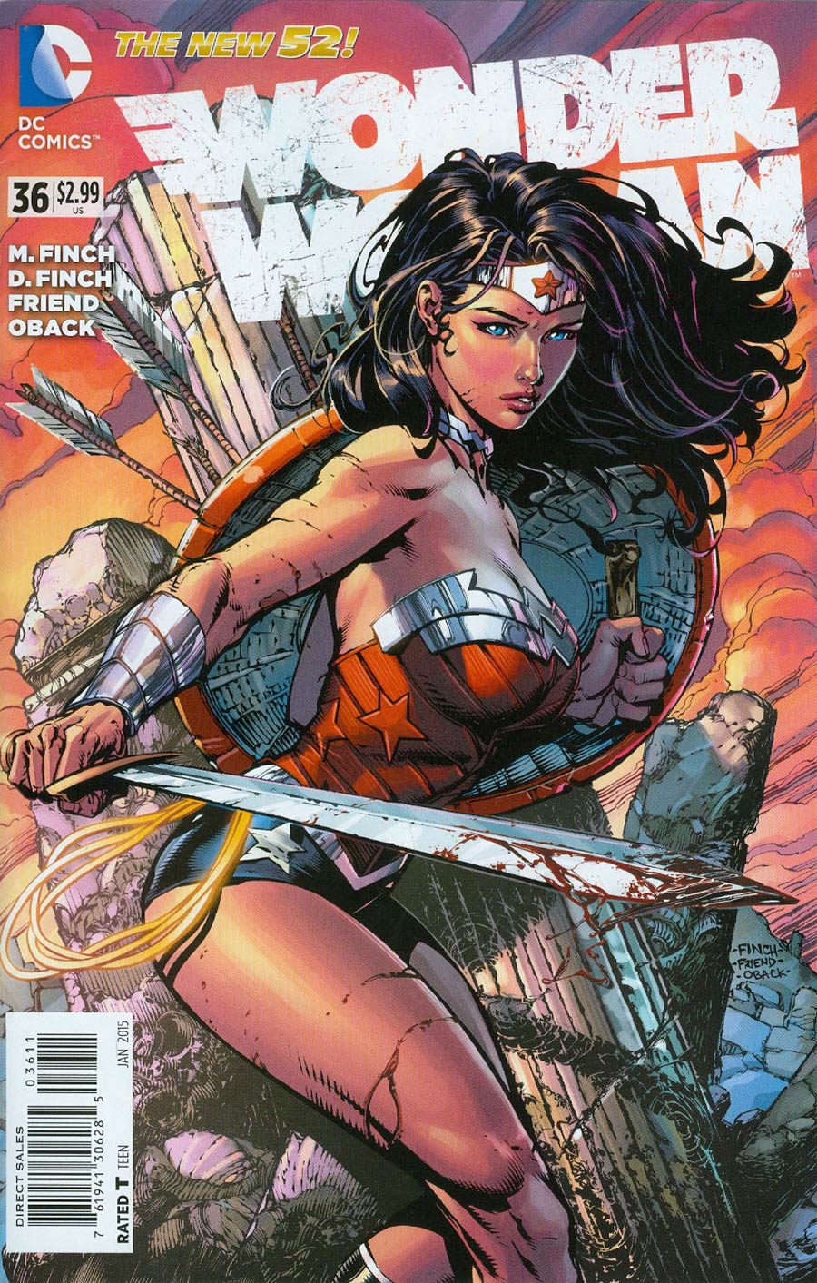 Wonder Woman Vol 4 #36 Cover A Regular David Finch Cover