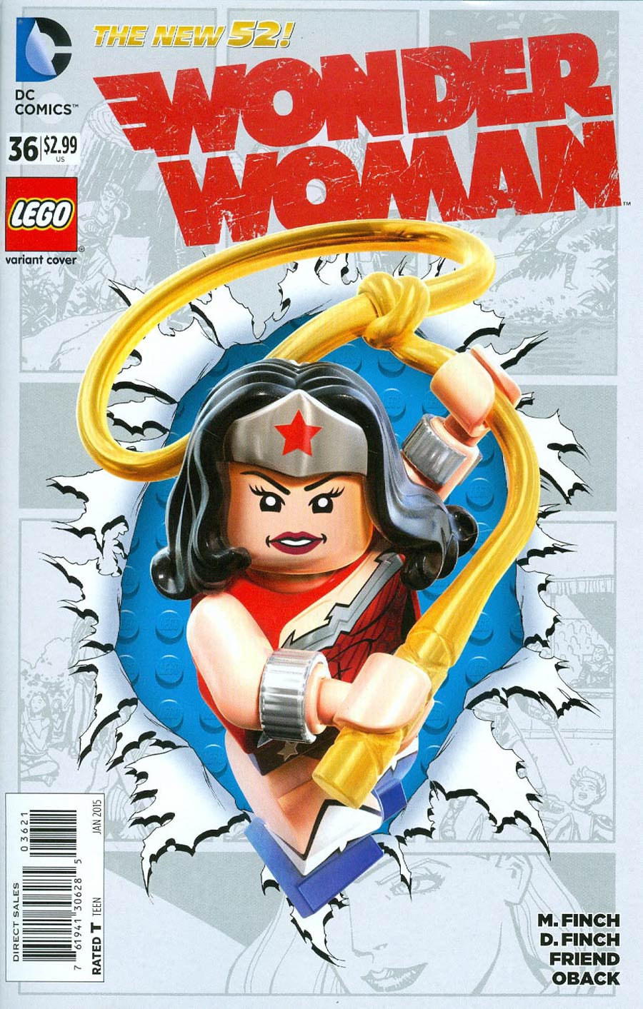 Wonder Woman Vol 4 #36 Cover B Variant DC Lego Cover