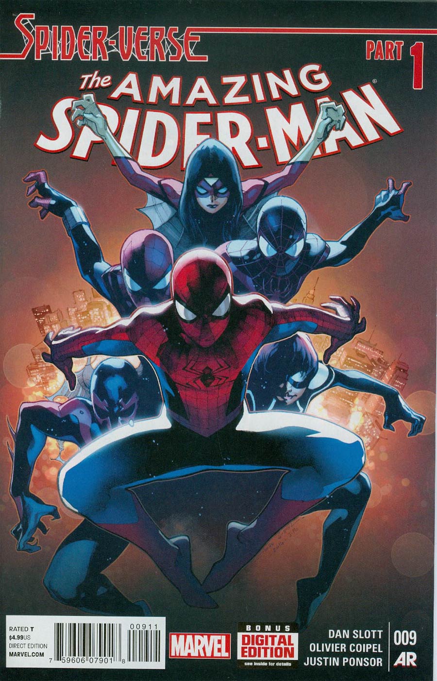 Amazing Spider-Man Vol 3 #9 Cover A Regular Olivier Coipel Cover (Spider-Verse Tie-In)