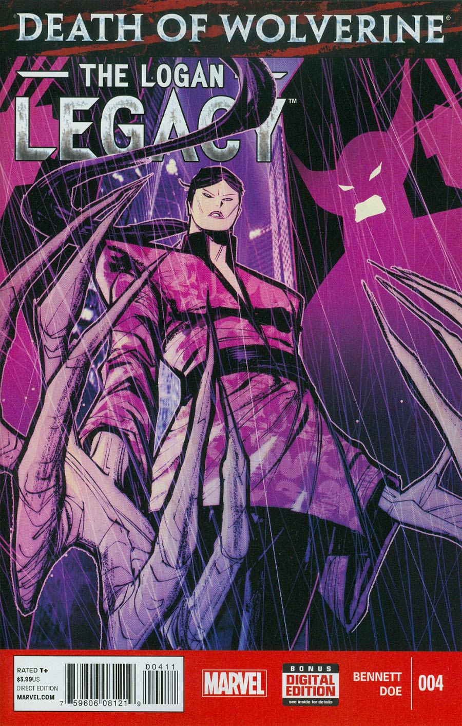 Death Of Wolverine Logan Legacy #4 Cover A Regular Juan Doe Cover