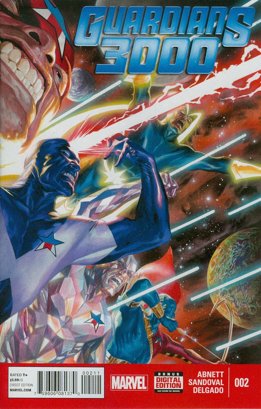 Guardians 3000 #2 Cover A Regular Alex Ross Cover