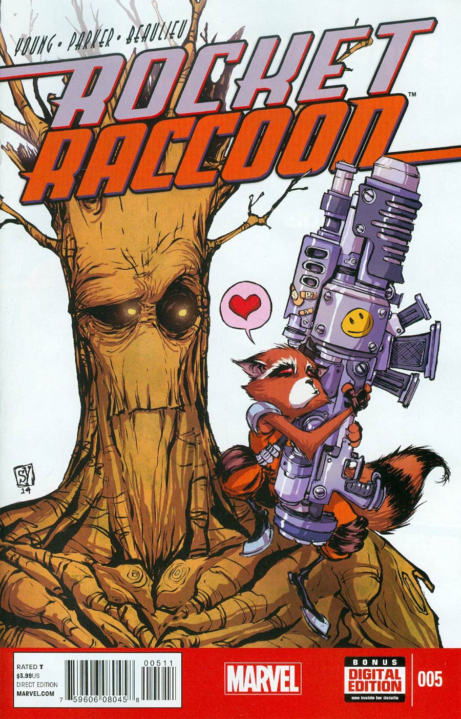 Rocket Raccoon Vol 2 #5 Cover A Regular Skottie Young Cover