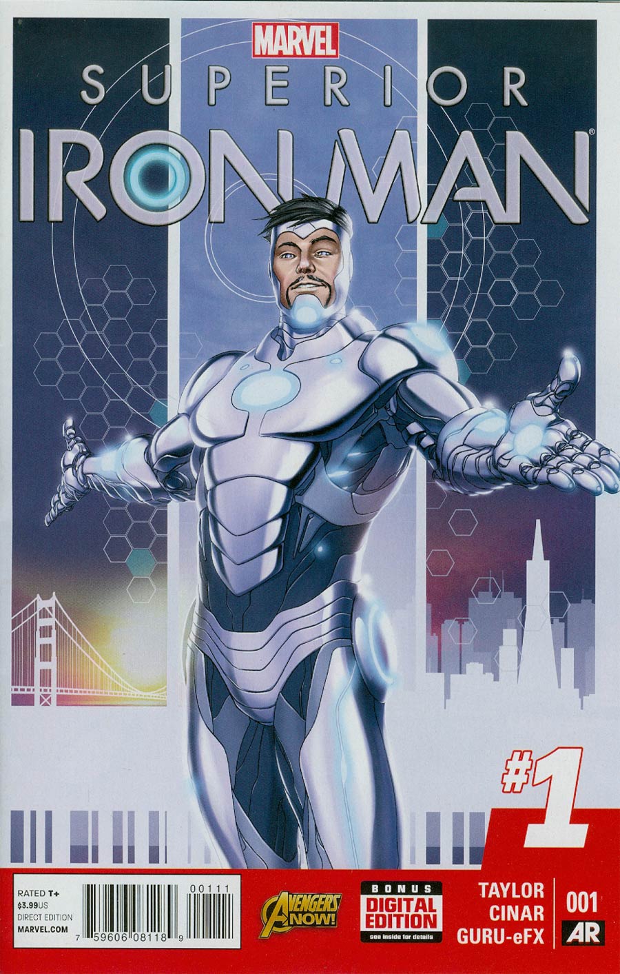 Superior Iron Man #1 Cover A 1st Ptg Regular Mike Choi Cover (AXIS Tie-In)