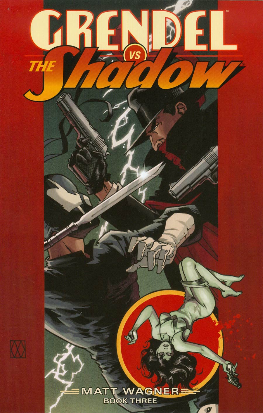 Grendel vs Shadow #3 Cover A Regular Matt Wagner Cover