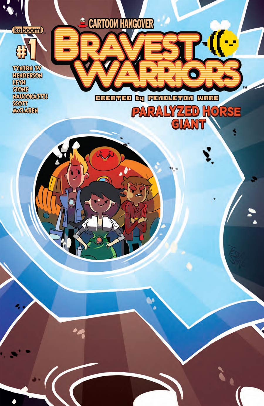 Bravest Warriors Paralyzed Horse Giant #1 Cover A Regular Tessa Stone Cover
