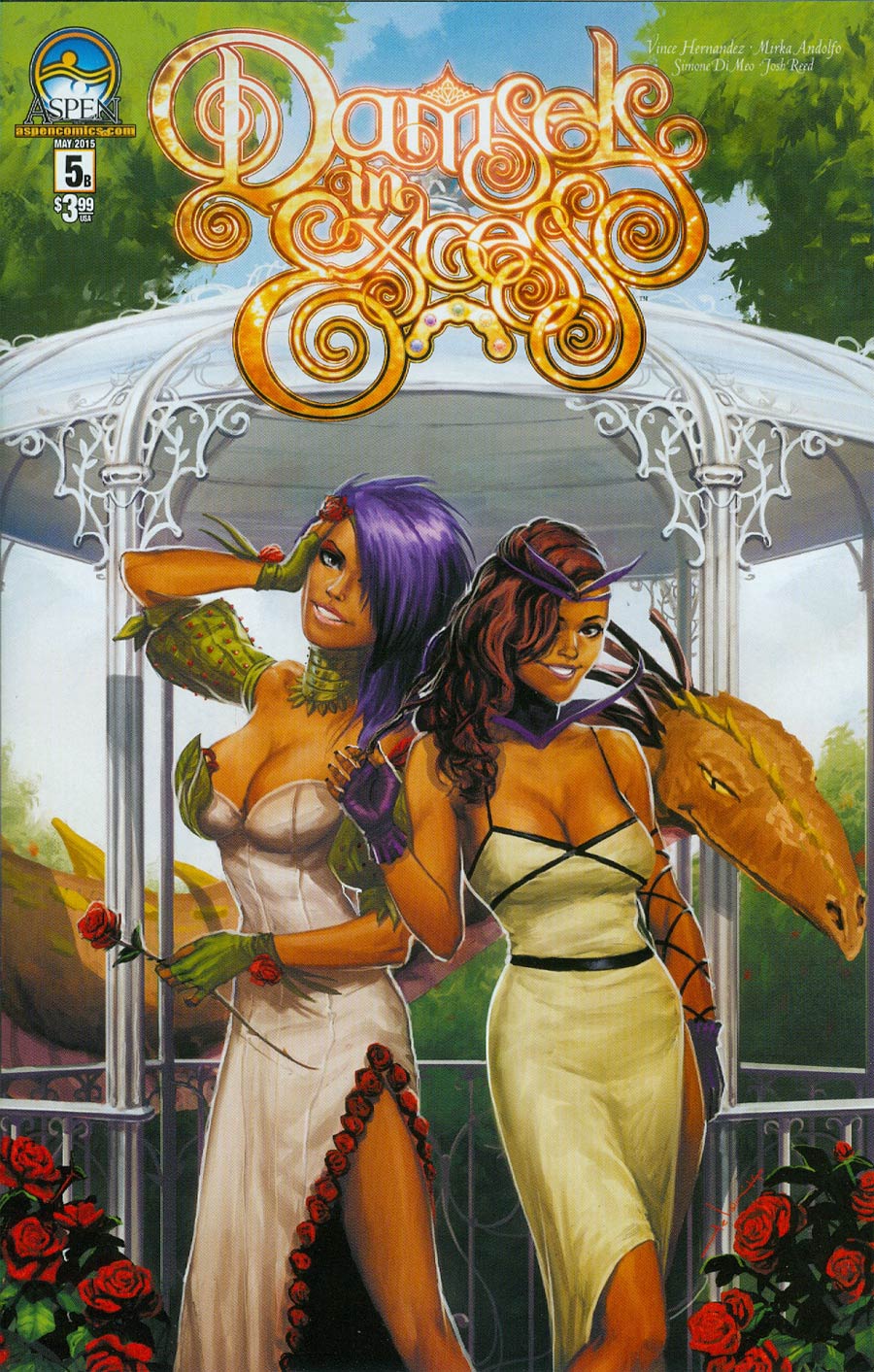 Damsels In Excess #5 Cover B Variant Andrea Merloni Cover