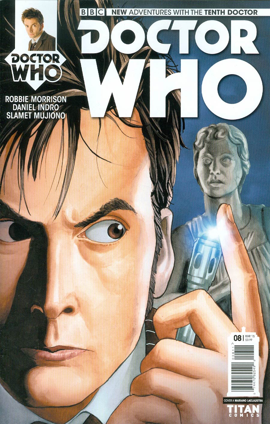 Doctor Who 10th Doctor #8 Cover A Regular Mariano Laclaustra Cover