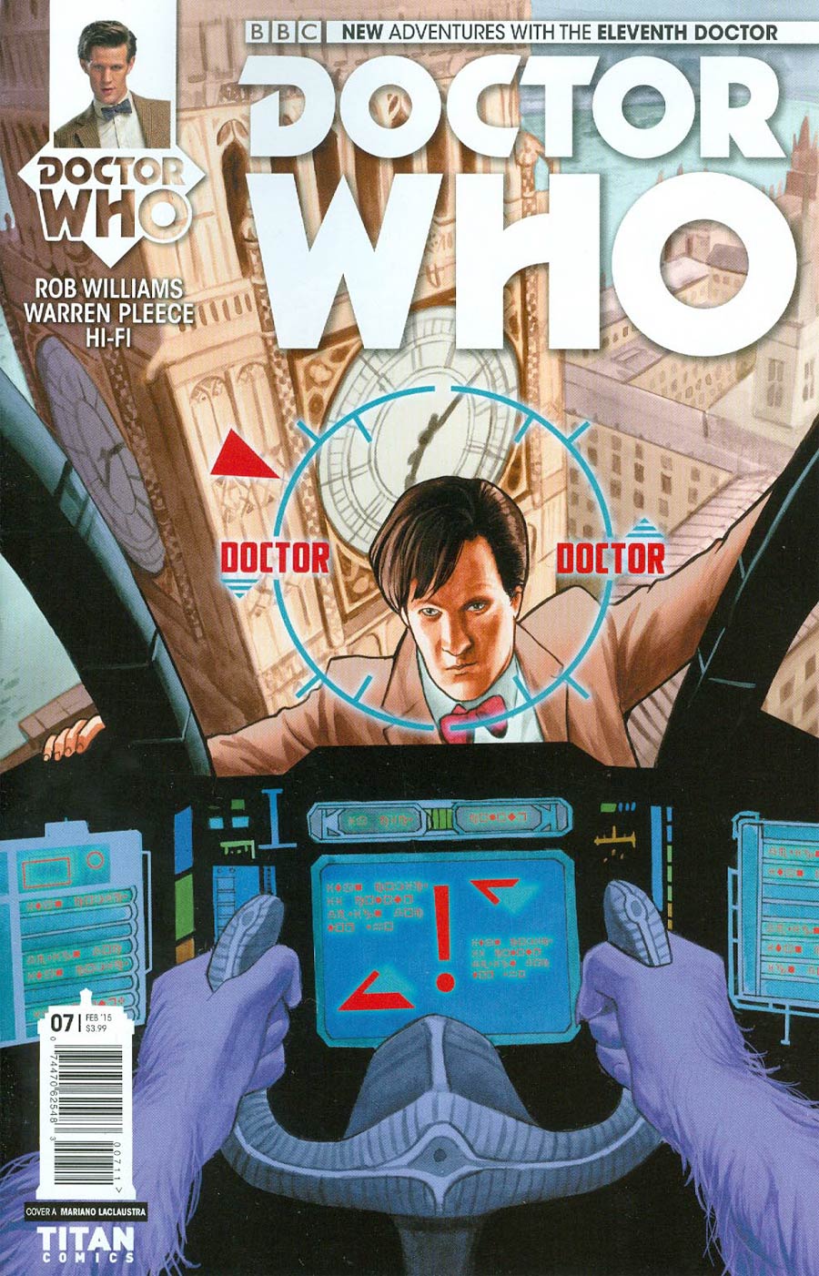 Doctor Who 11th Doctor #7 Cover A Regular Mariano Laclaustra Cover