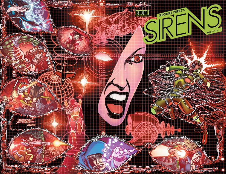 George Perezs Sirens #2 Cover A Regular George Perez Wraparound Cover