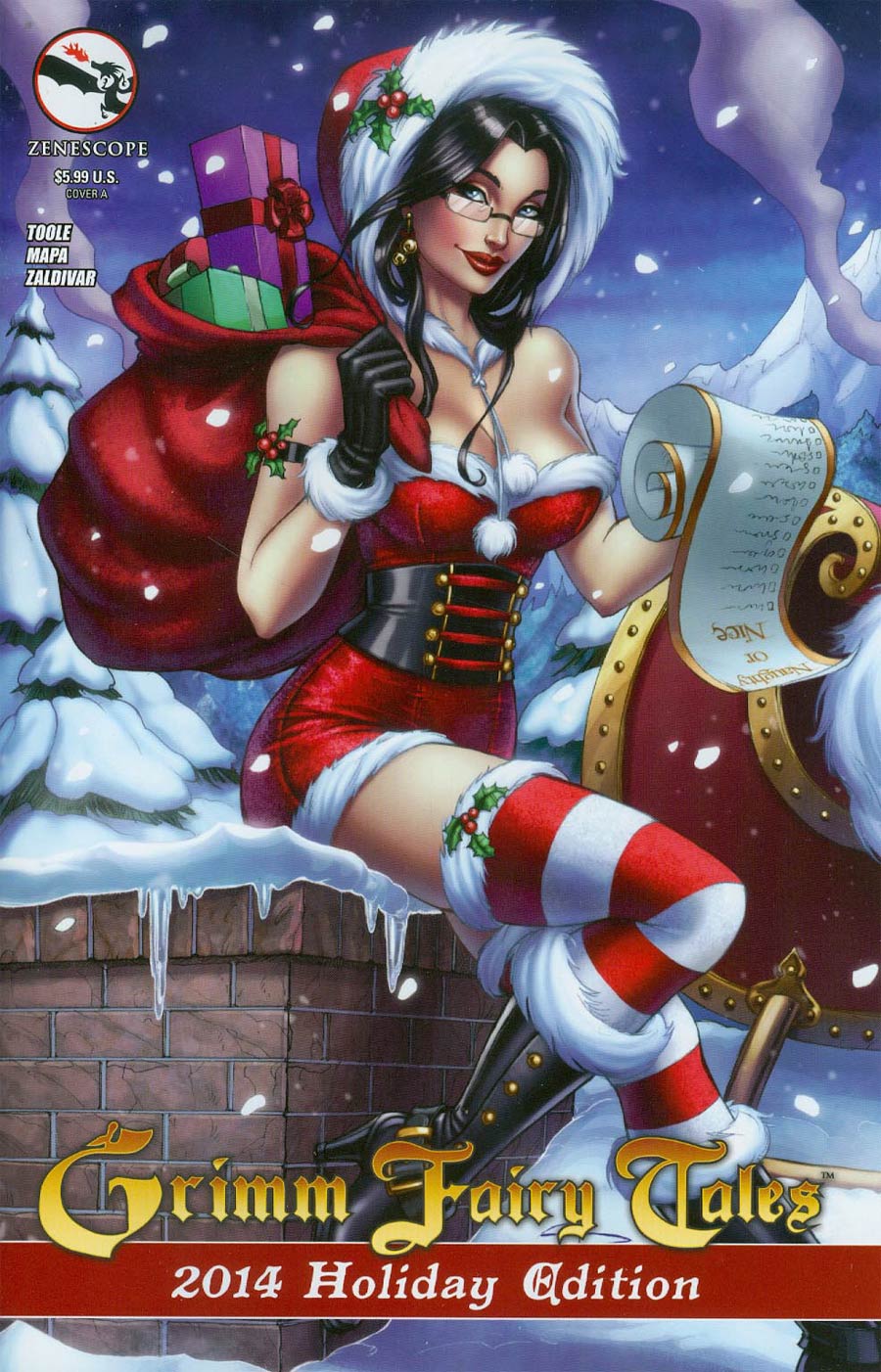 Grimm Fairy Tales 2014 Holiday Special Cover A Regular Sabine Rich Cover