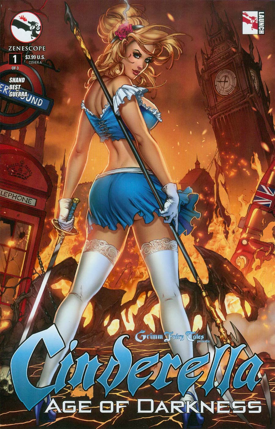 Grimm Fairy Tales Presents Cinderella #1 Cover A Mike Krome (Age Of Darkness Tie-In)
