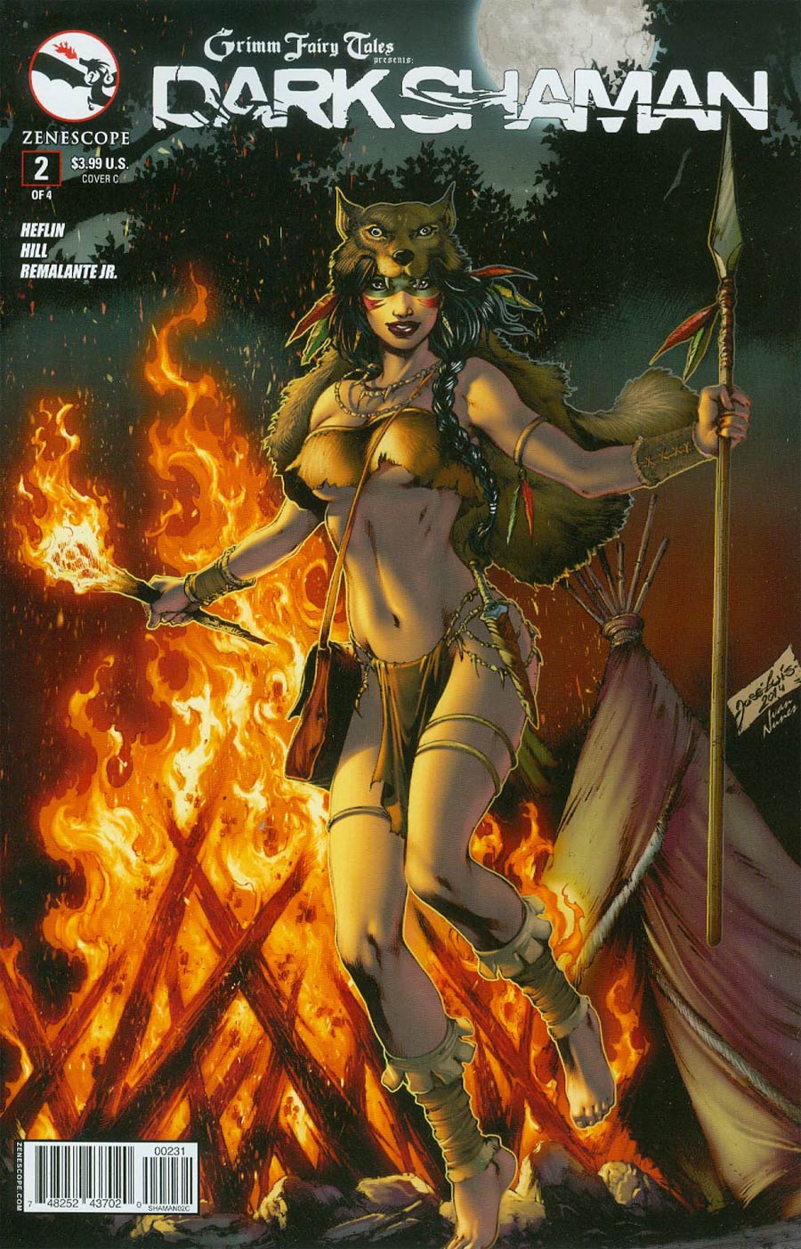 Grimm Fairy Tales Presents Dark Shaman #2 Cover C Variant Jose Luis Cover