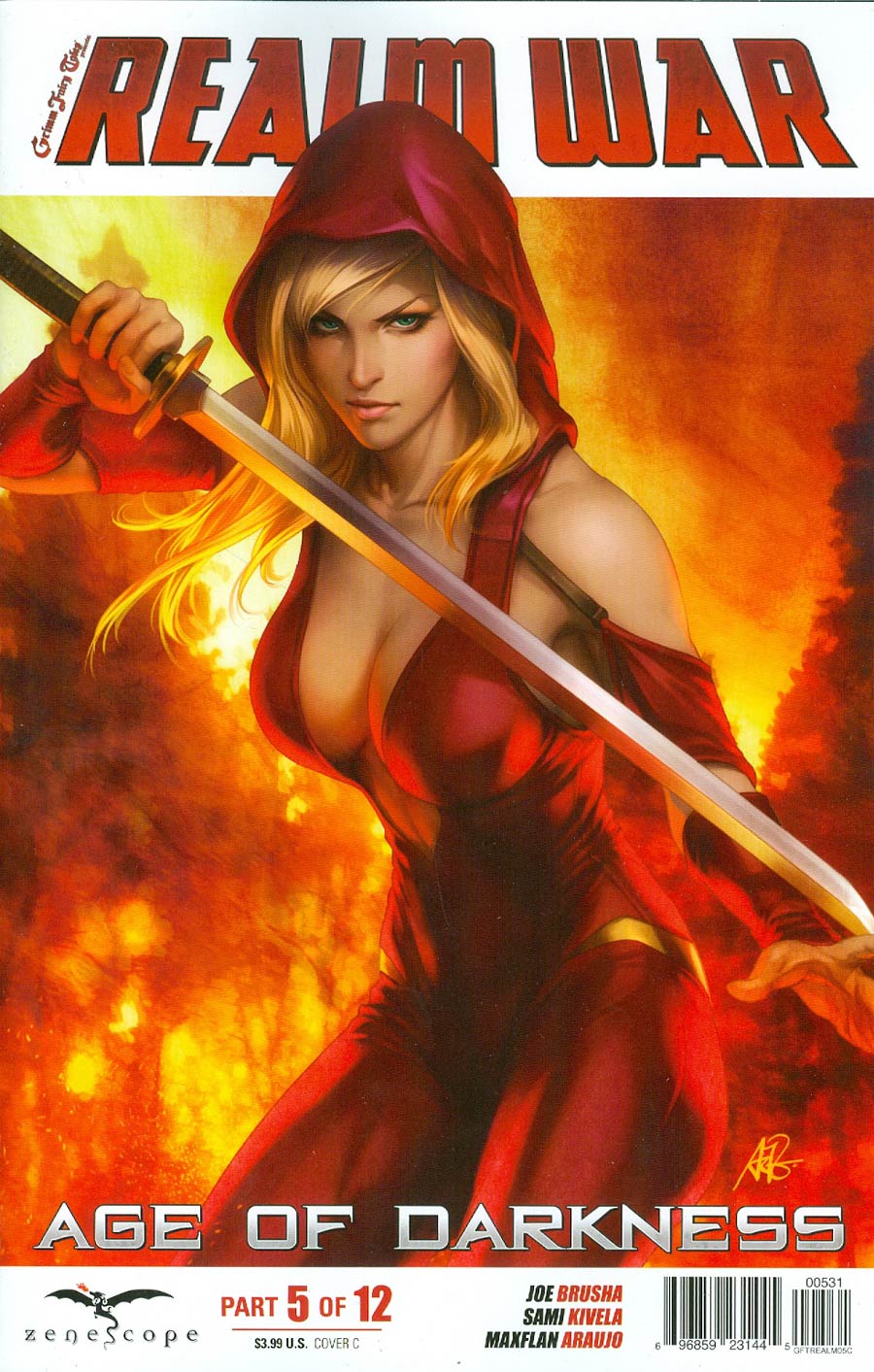 Grimm Fairy Tales Presents Realm War #5 Cover C Artgerm (Age Of Darkness Tie-In)
