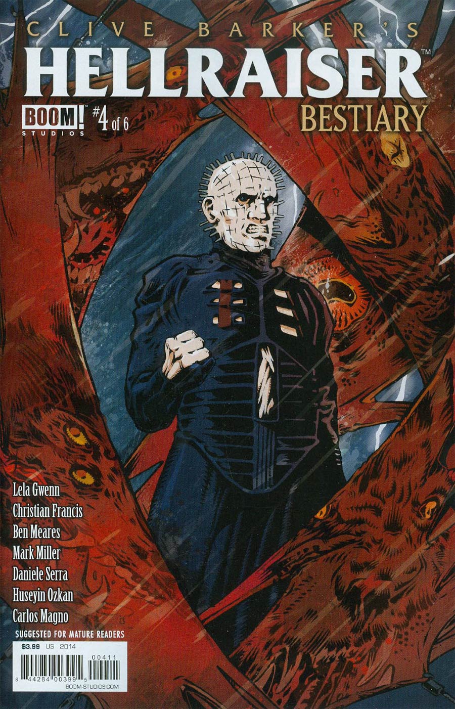 Clive Barkers Hellraiser Bestiary #4 Cover A Regular Conor Nolan Cover