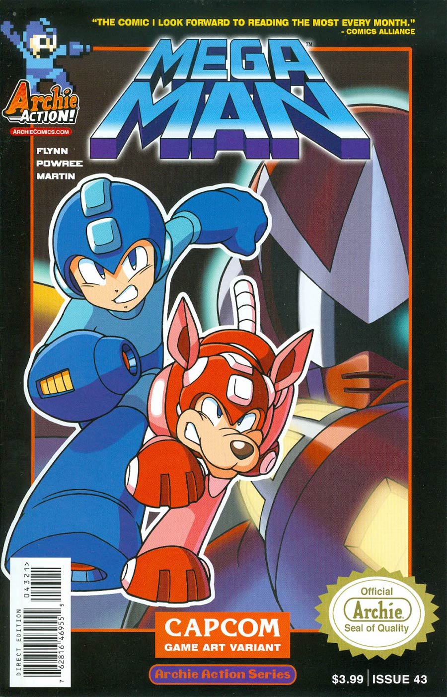 Mega Man Vol 2 #43 Cover B Variant Capcom Cover