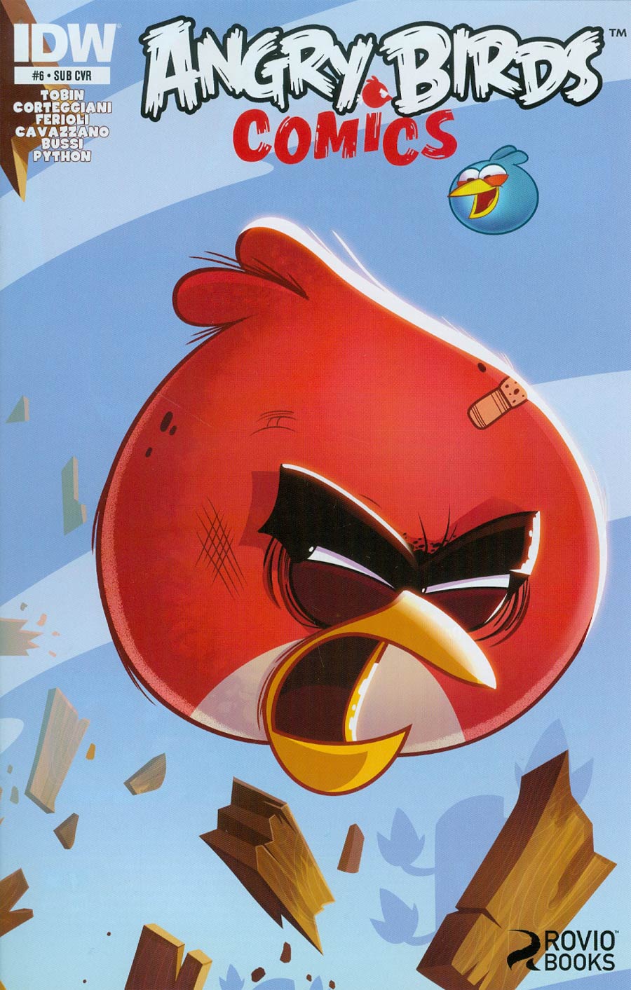 Angry Birds Comics #6 Cover B Variant Jarrod Gecek Subscription Cover