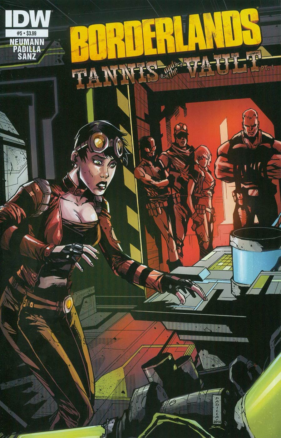 Borderlands Fall Of Fyrestone #5 Tannis & The Vault Part 1 Cover A Regular Agustin Padilla Cover