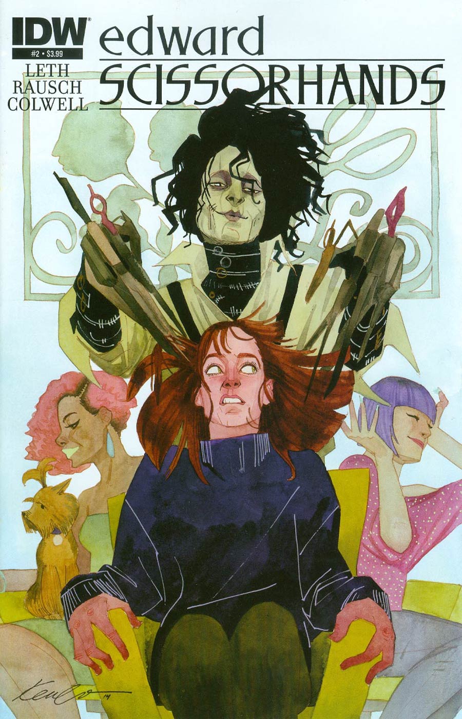 Edward Scissorhands #2 Cover A Regular Kevin Wada Cover