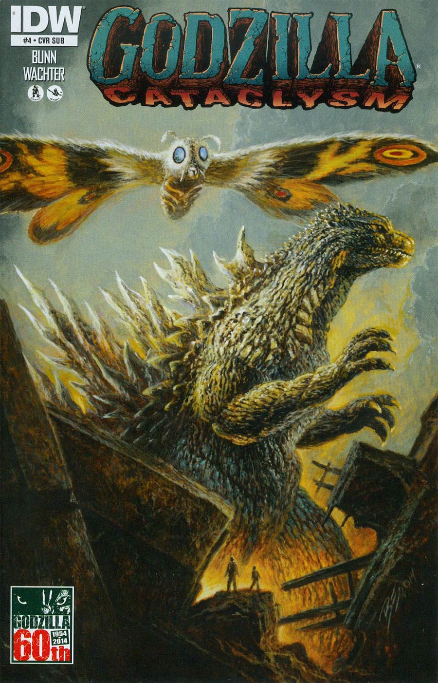 Godzilla Cataclysm #4 Cover B Variant Bob Eggleton Subscription Cover