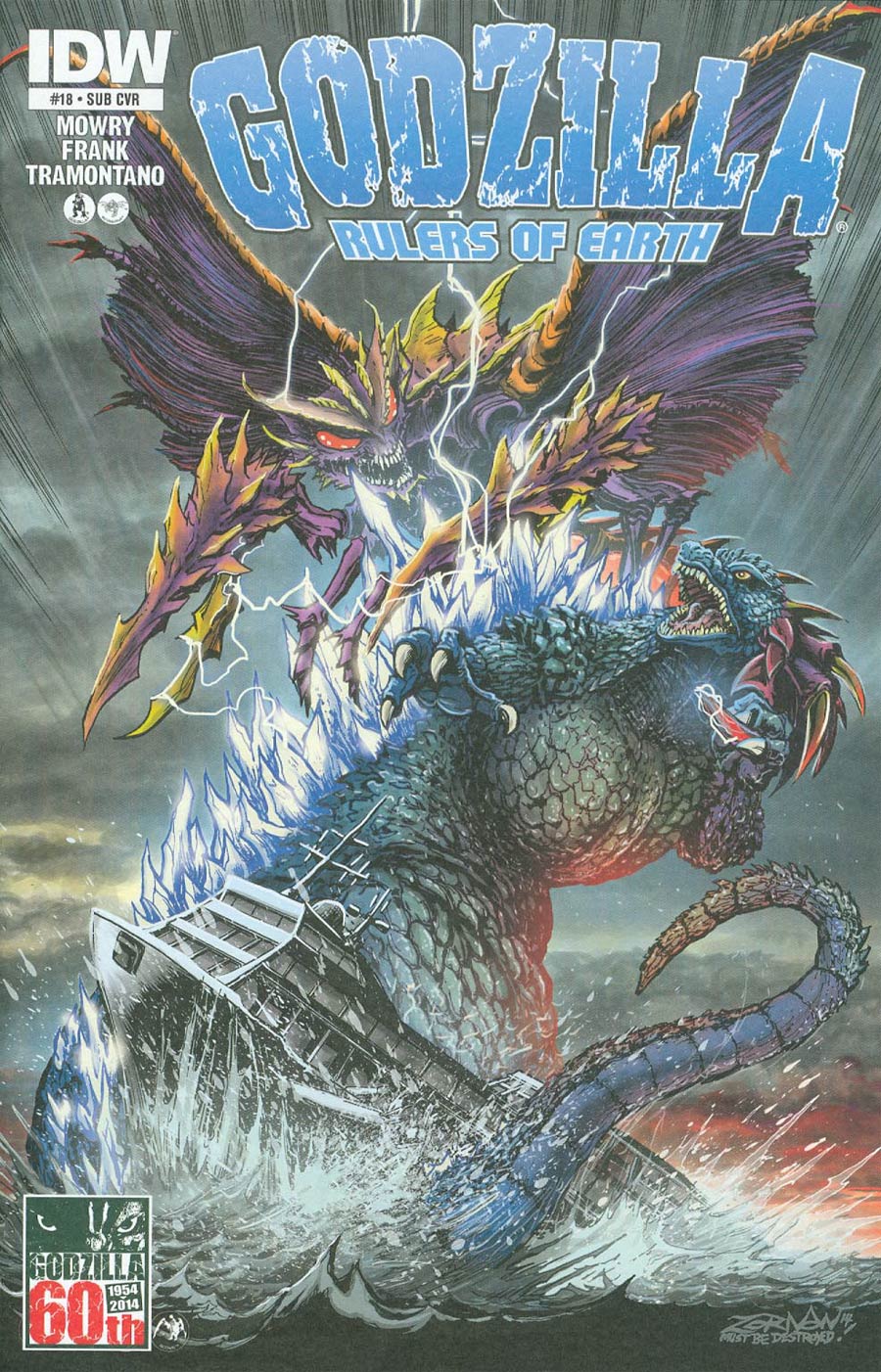 Godzilla Rulers Of The Earth #18 Cover B Variant Jeff Zornow Subscription Cover