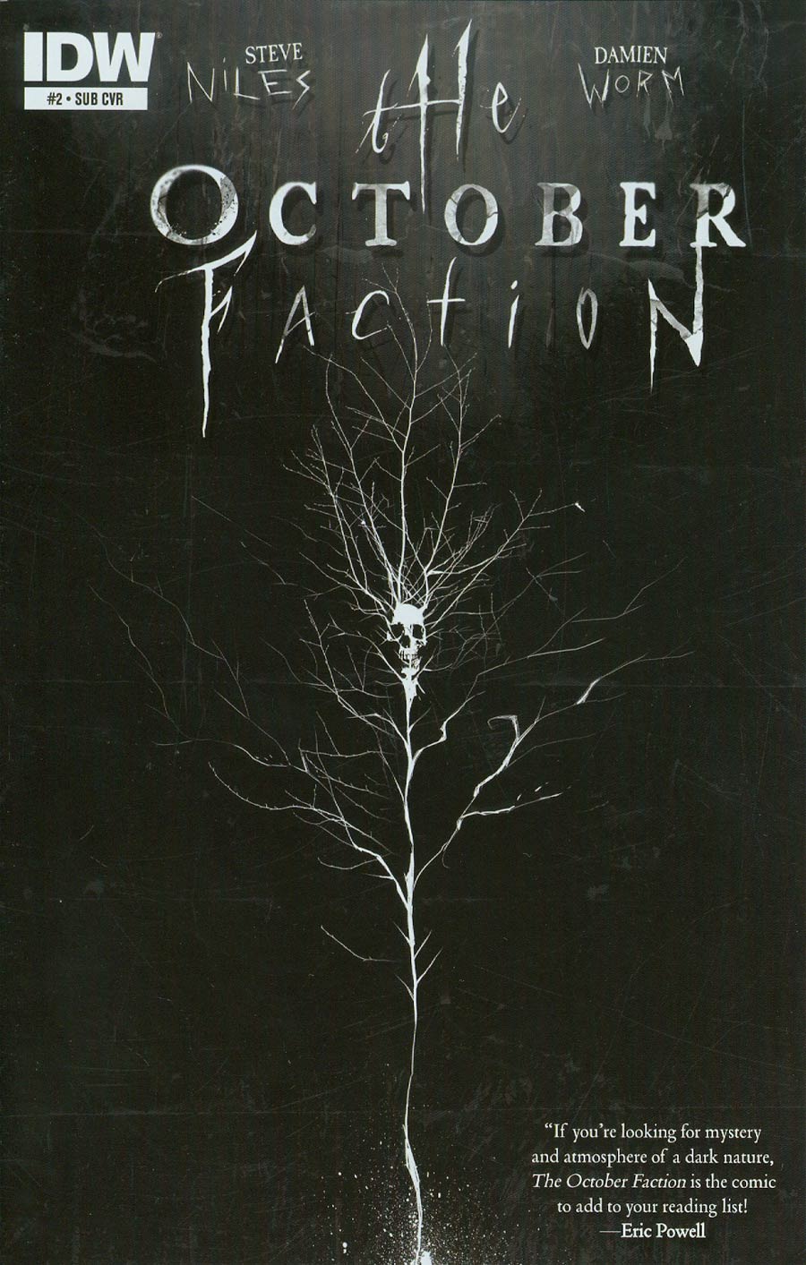 October Faction #2 Cover B Variant Damien Worm Subscription Cover