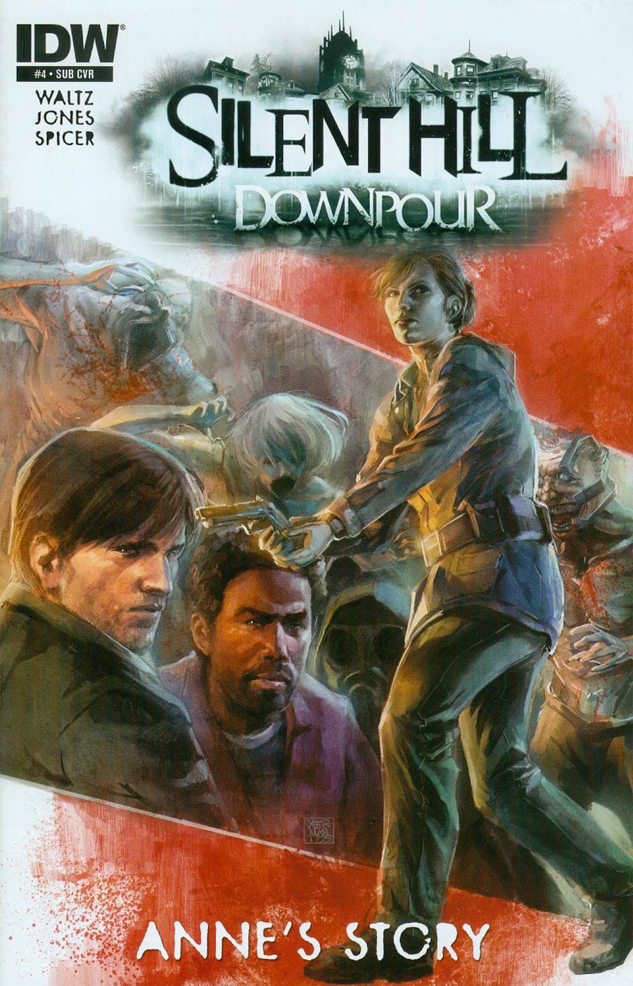 Silent Hill Downpour Annes Story #4 Cover B Variant Xermanico Subscription Cover