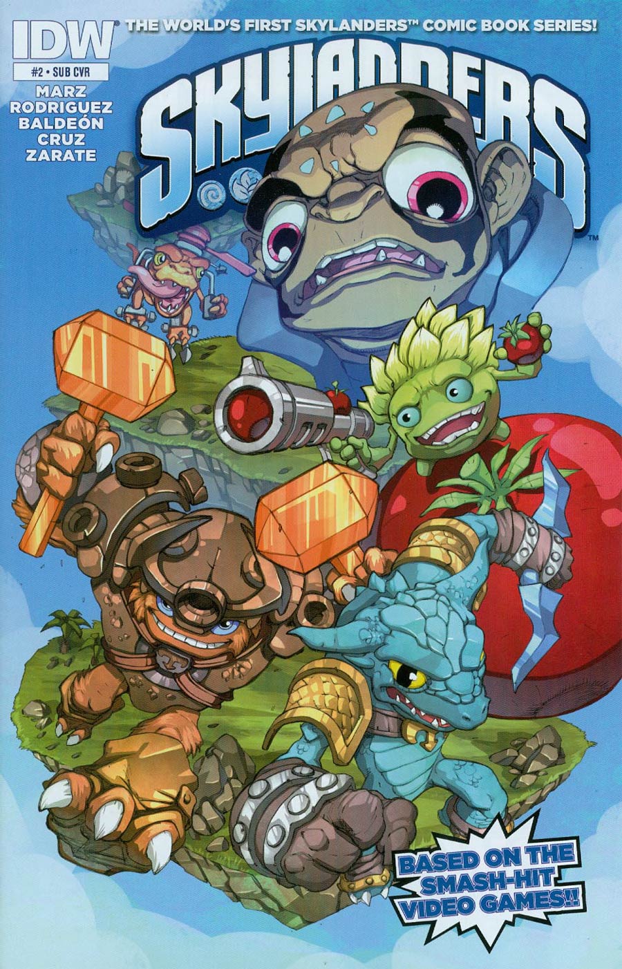 Skylanders #2 Cover B Variant Mike Bowden Subscription Cover