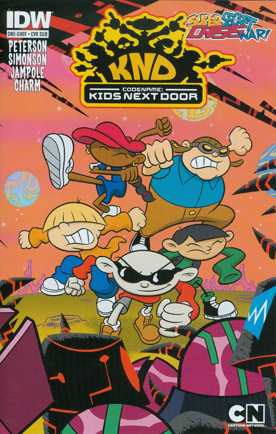 Super Secret Crisis War Codename Kids Next Door #1 Cover B Variant Ethen Beavers Subscription Cover