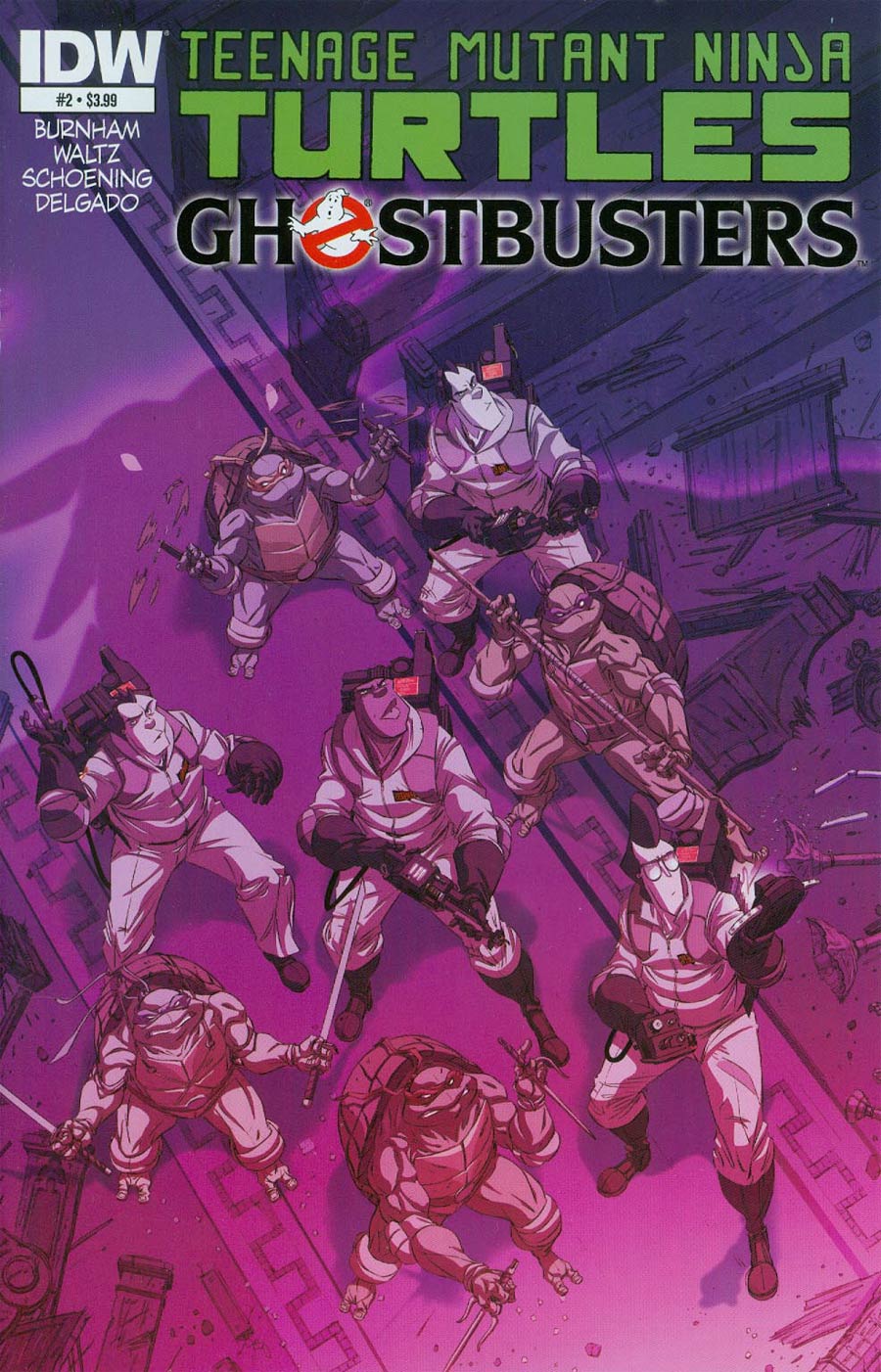 Teenage Mutant Ninja Turtles Ghostbusters #2 Cover A 1st Ptg Regular Dan Schoening Cover