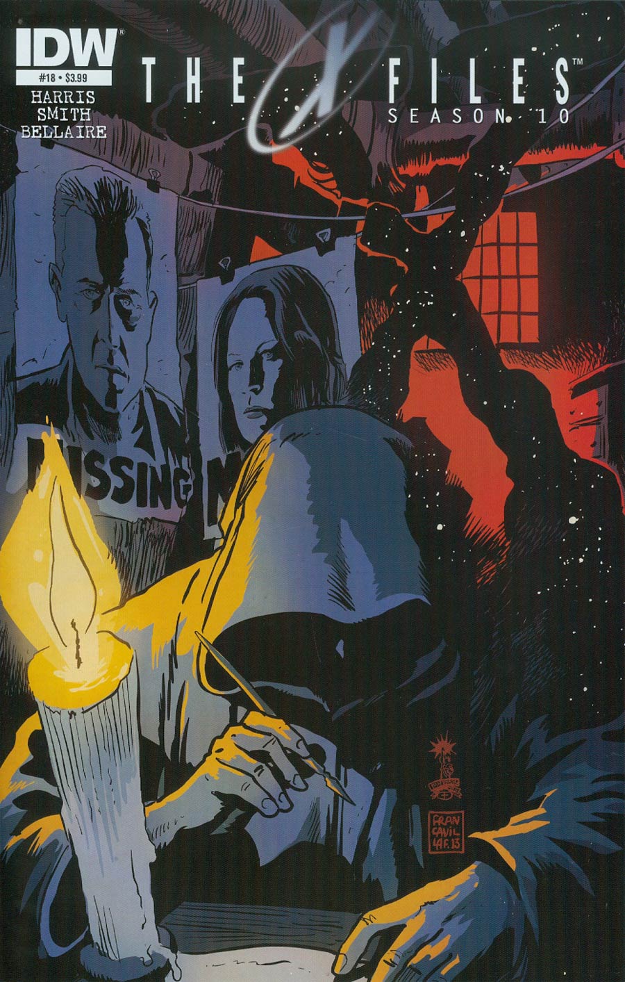 X-Files Season 10 #18 Cover A Regular Francesco Francavilla Cover