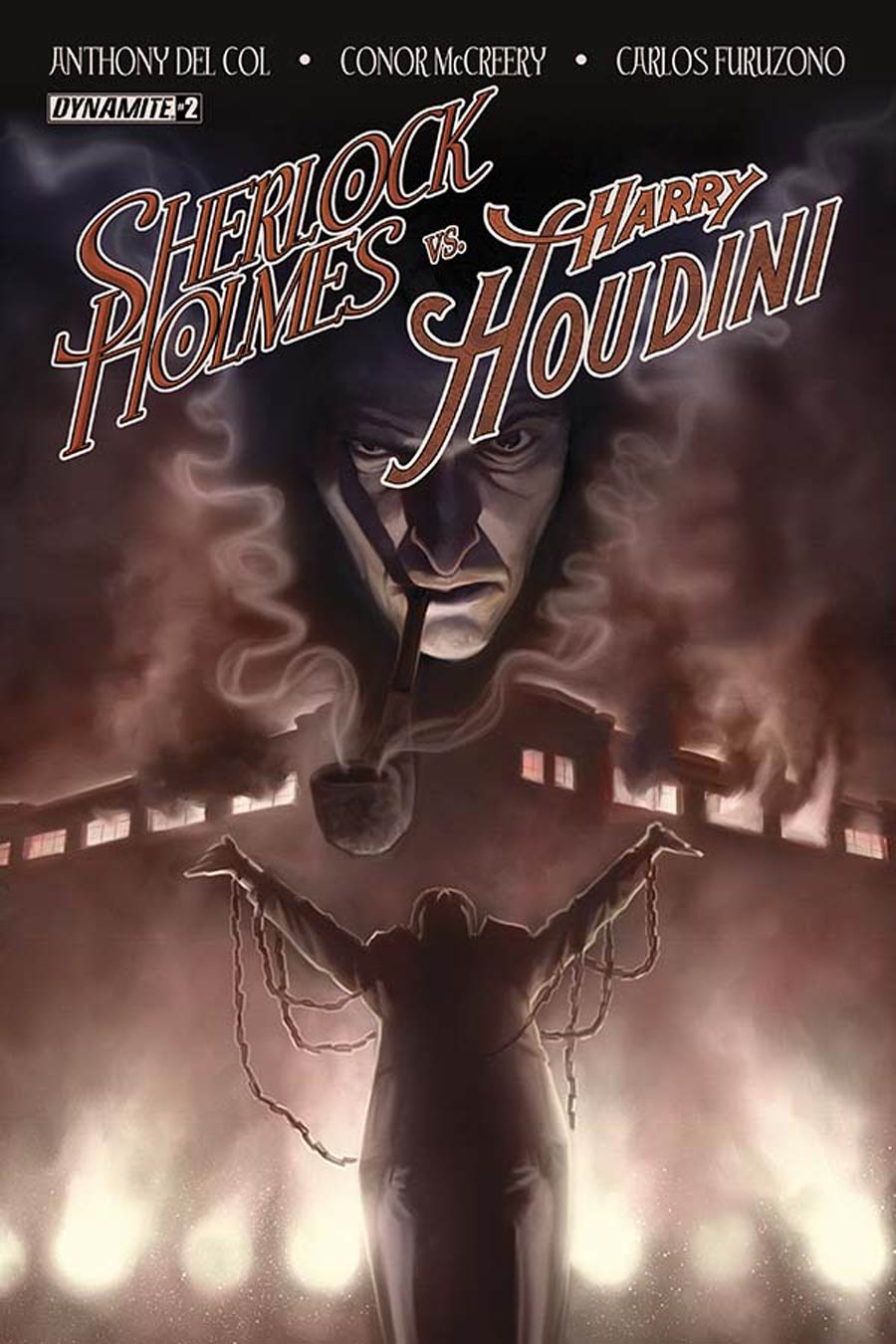 Sherlock Holmes vs Harry Houdini #2 Cover B Variant Colton Worley Cover