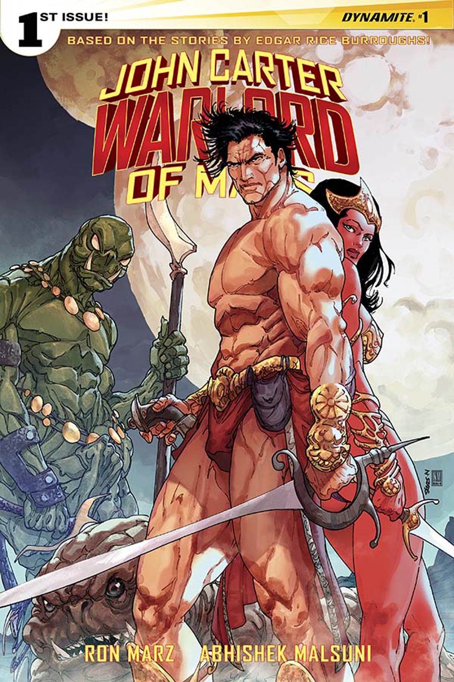 John Carter Warlord Of Mars Vol 2 #1 Cover B Variant Bart Sears Cover