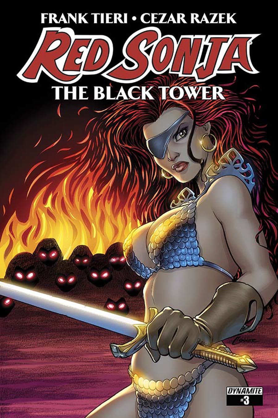 Red Sonja Black Tower #3 Cover A Regular Amanda Conner Cover