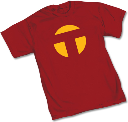 Red Tornado Symbol T-Shirt Large