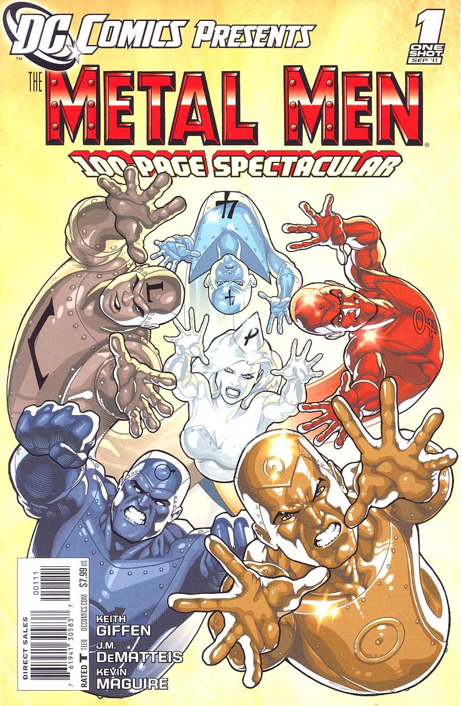 DC Comics Presents The Metal Men #1 Recall Version