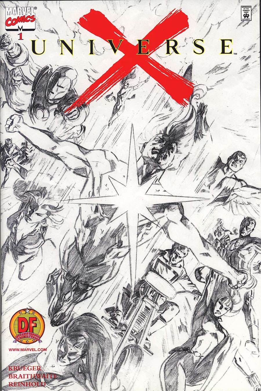 Universe X #1 Cover C Dynamic Forces Exclusive Variant Sketch Cover