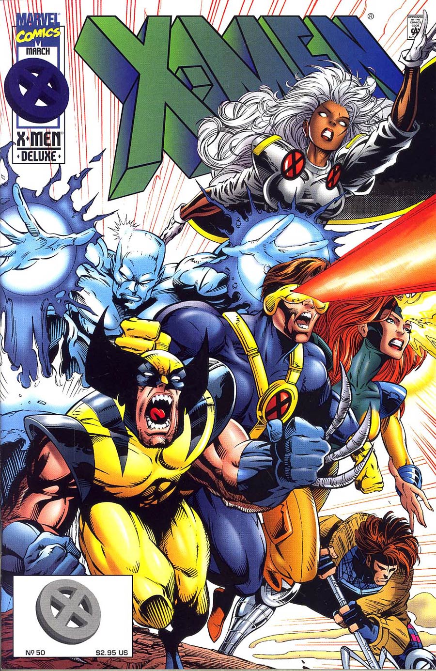X-Men Vol 2 #50 Cover C White Variant Cover