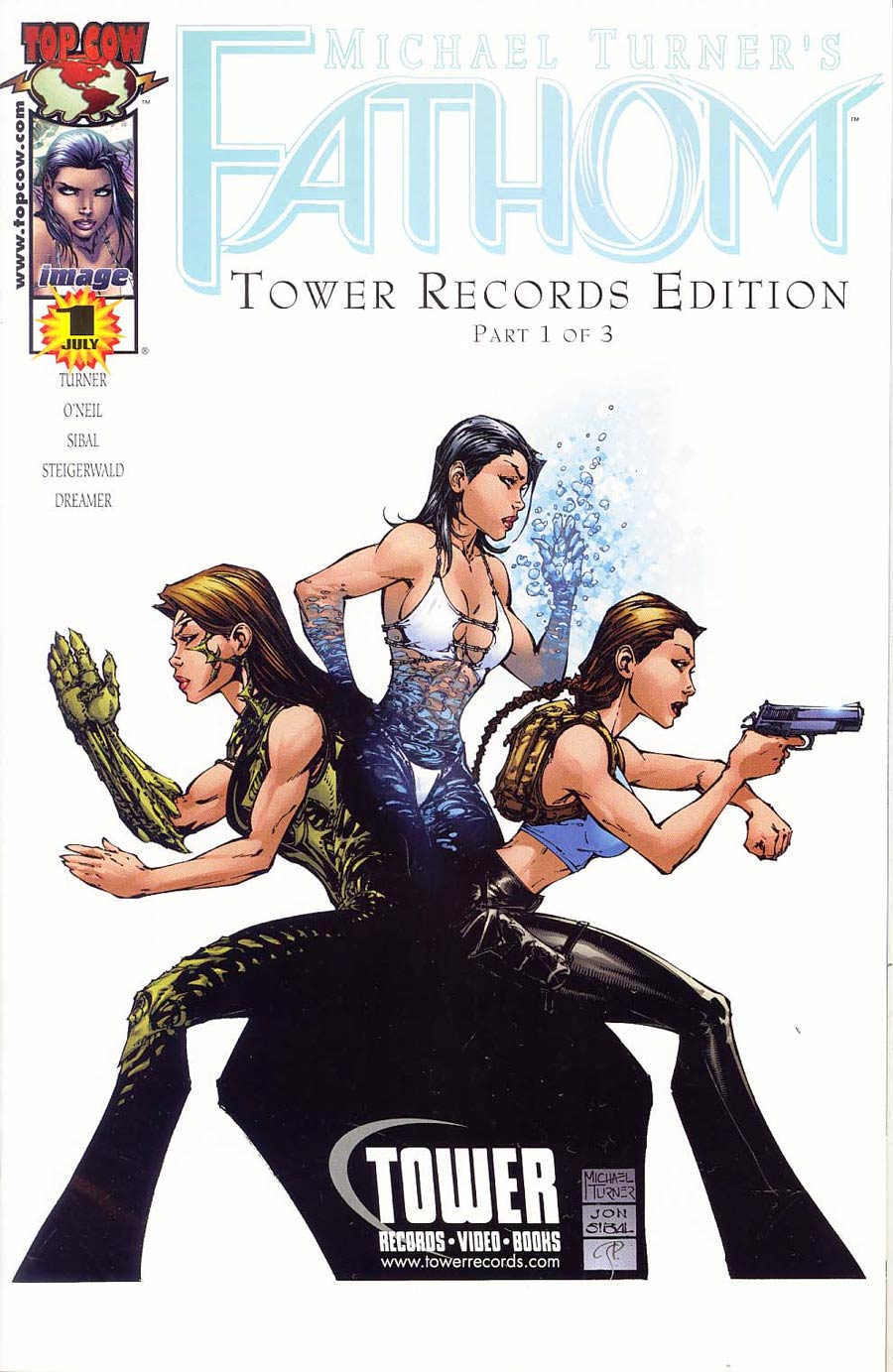 Fathom Vol 1 #12 Cover E Foil Tower Records Variant