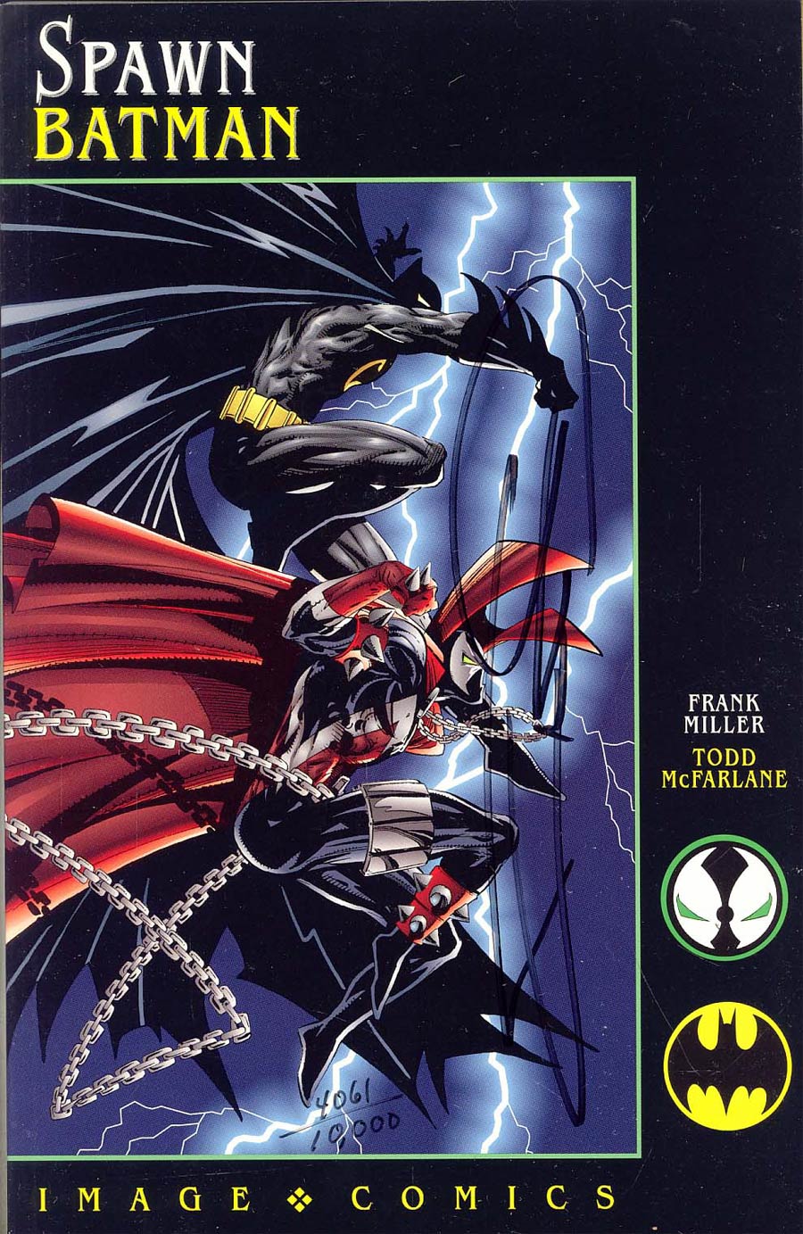 Spawn Batman #1 (One Shot) Cover C DF Signed Frank Miller