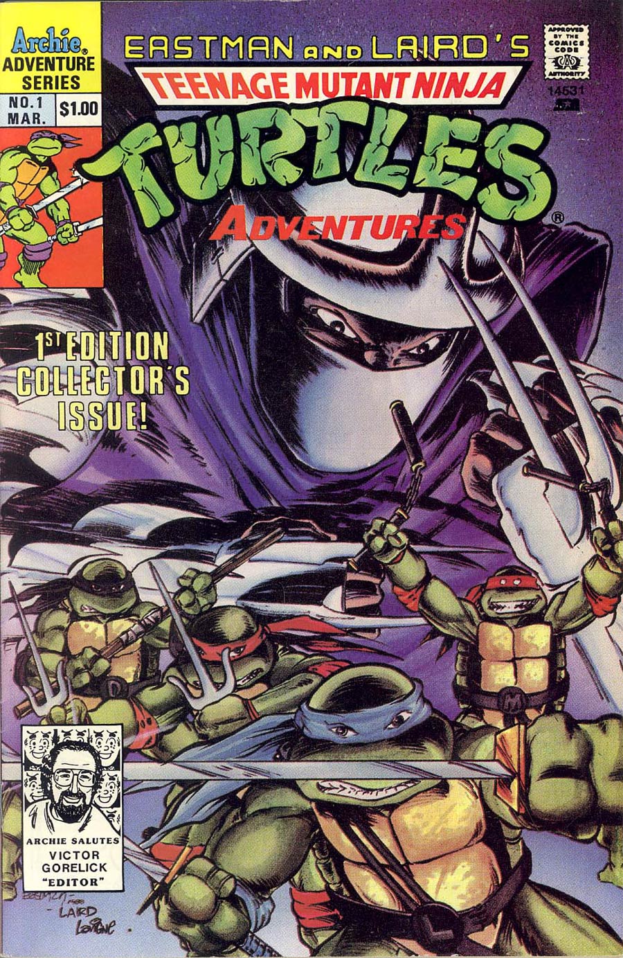 Teenage Mutant Ninja Turtles Adventures Vol 2 #1 Cover C 3rd Ptg