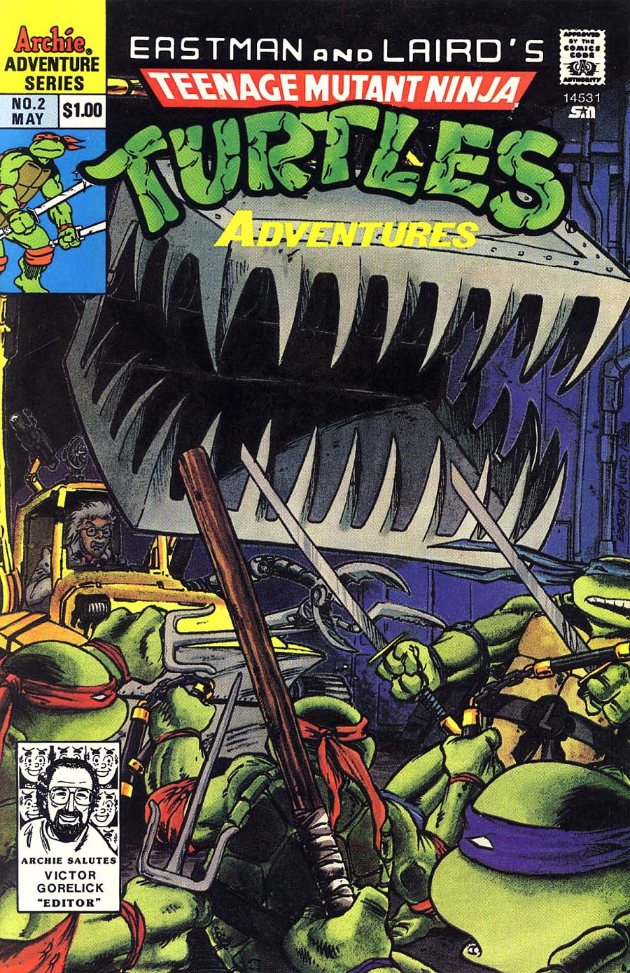 Teenage Mutant Ninja Turtles Adventures Vol 2 #2 Cover C 3rd Ptg